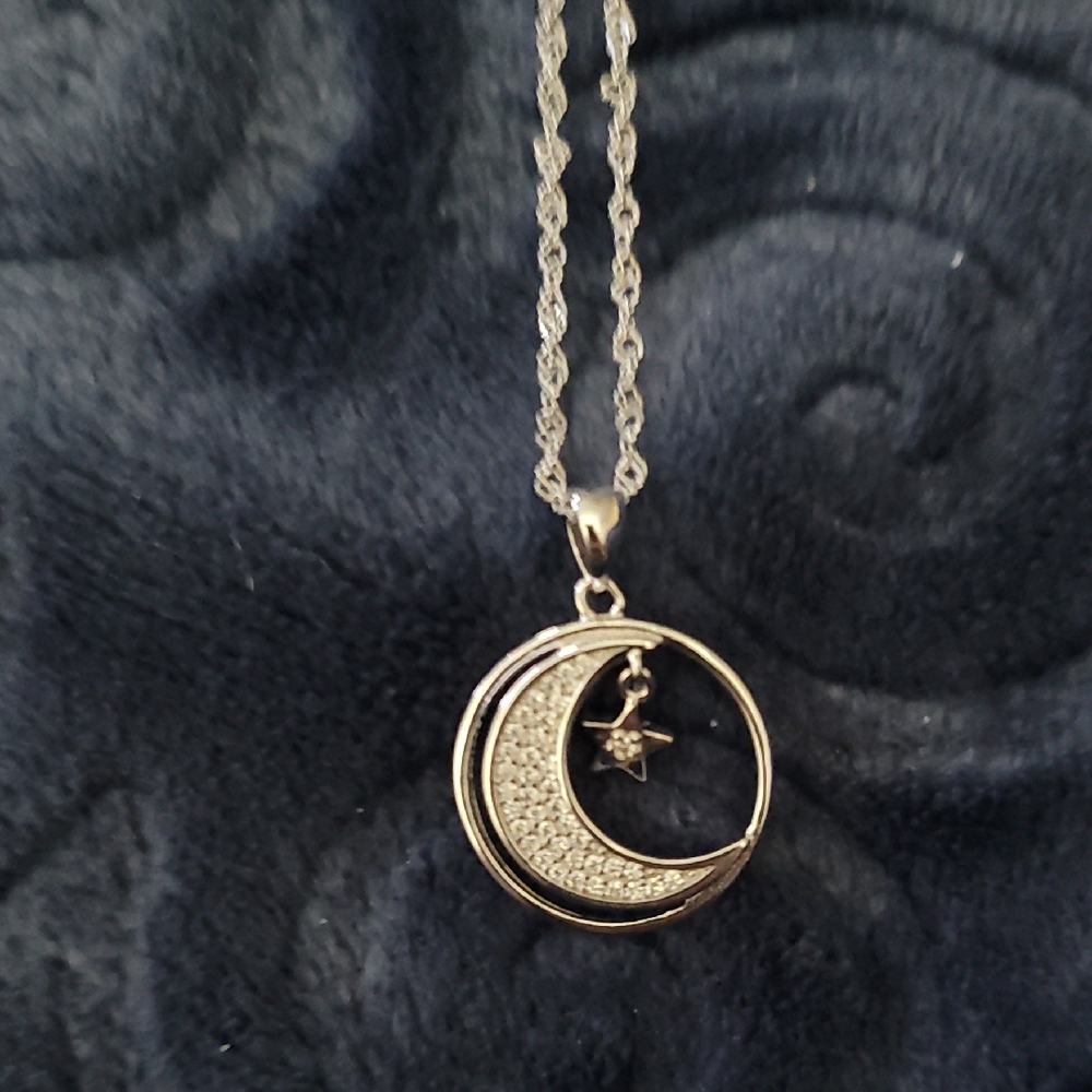 Silver Celestial Charm Necklace